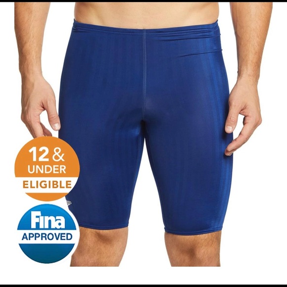 Speedo Men's Aquablade Jammer Tech Suit Swimsuit. 32. NWT. Navy. - Picture 5 of 8